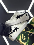 A BATHING APE BAPE STA OS WHITE AND BLACK