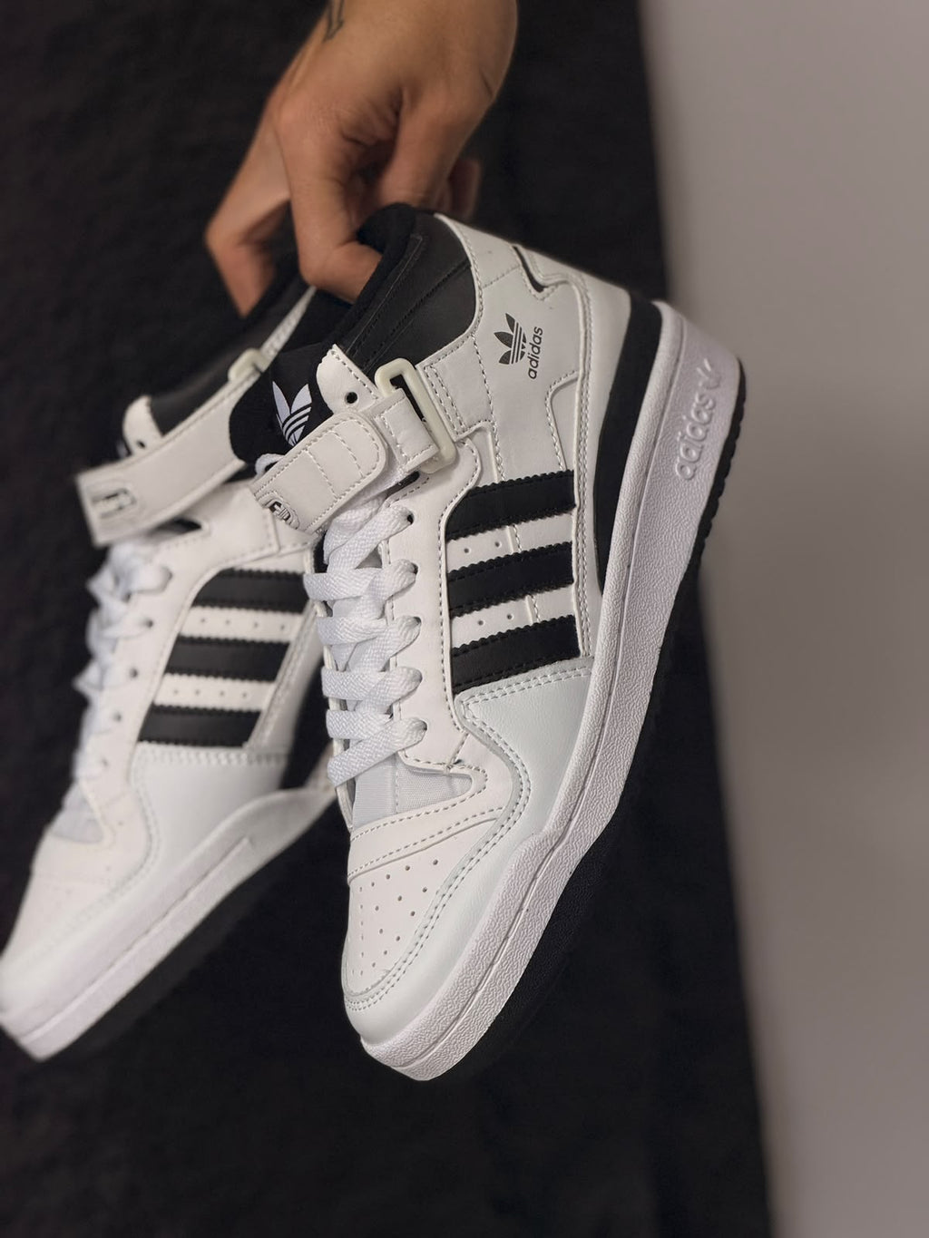 ADIDAS FORUM MID CORE BLACK