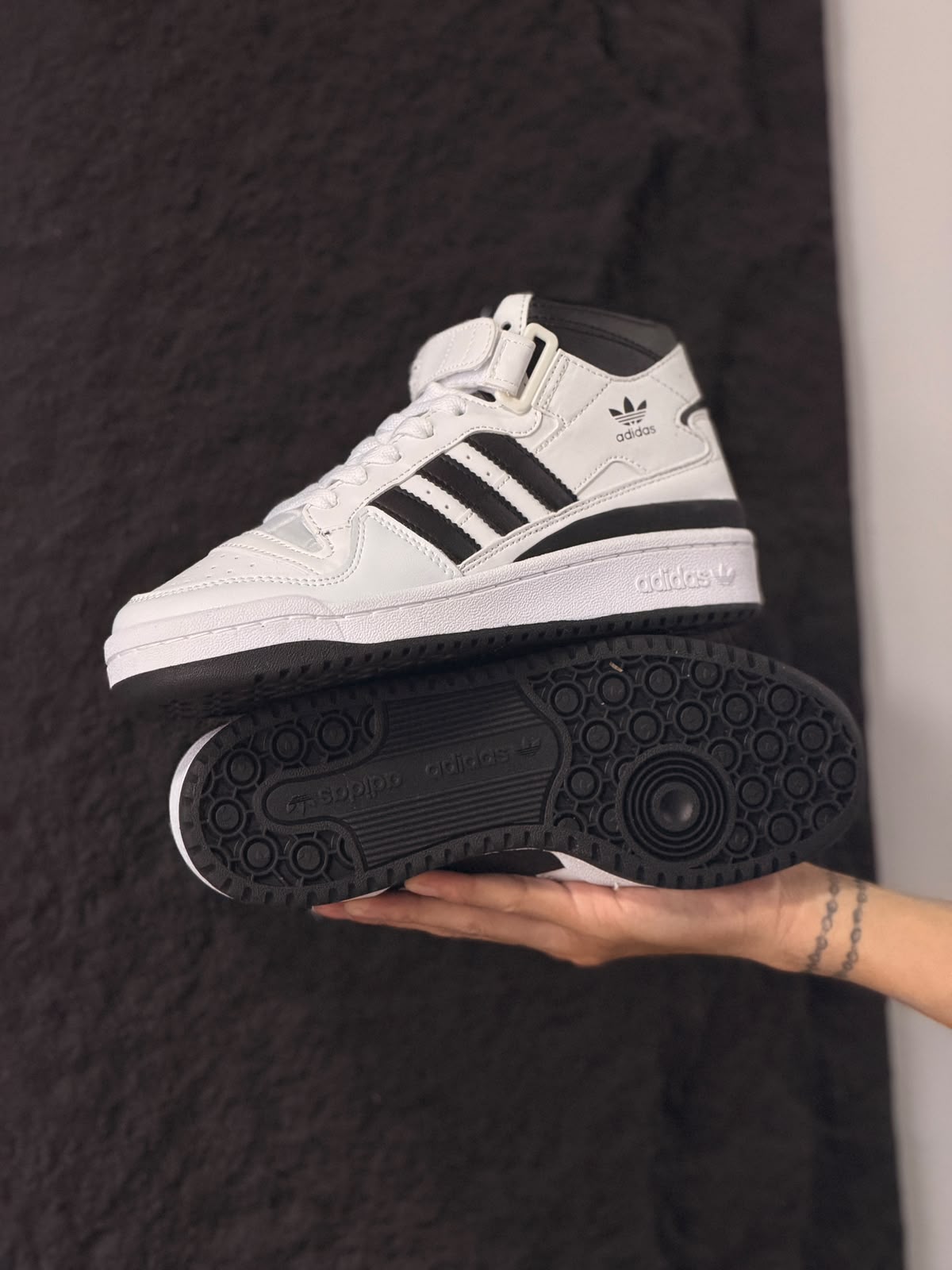 ADIDAS FORUM MID CORE BLACK