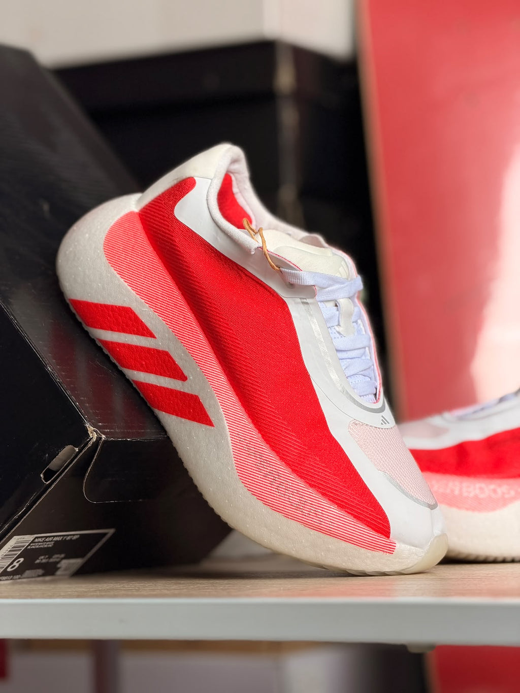 ADIDAS HYPERBOOTS EDGE BLANCO NARANJA