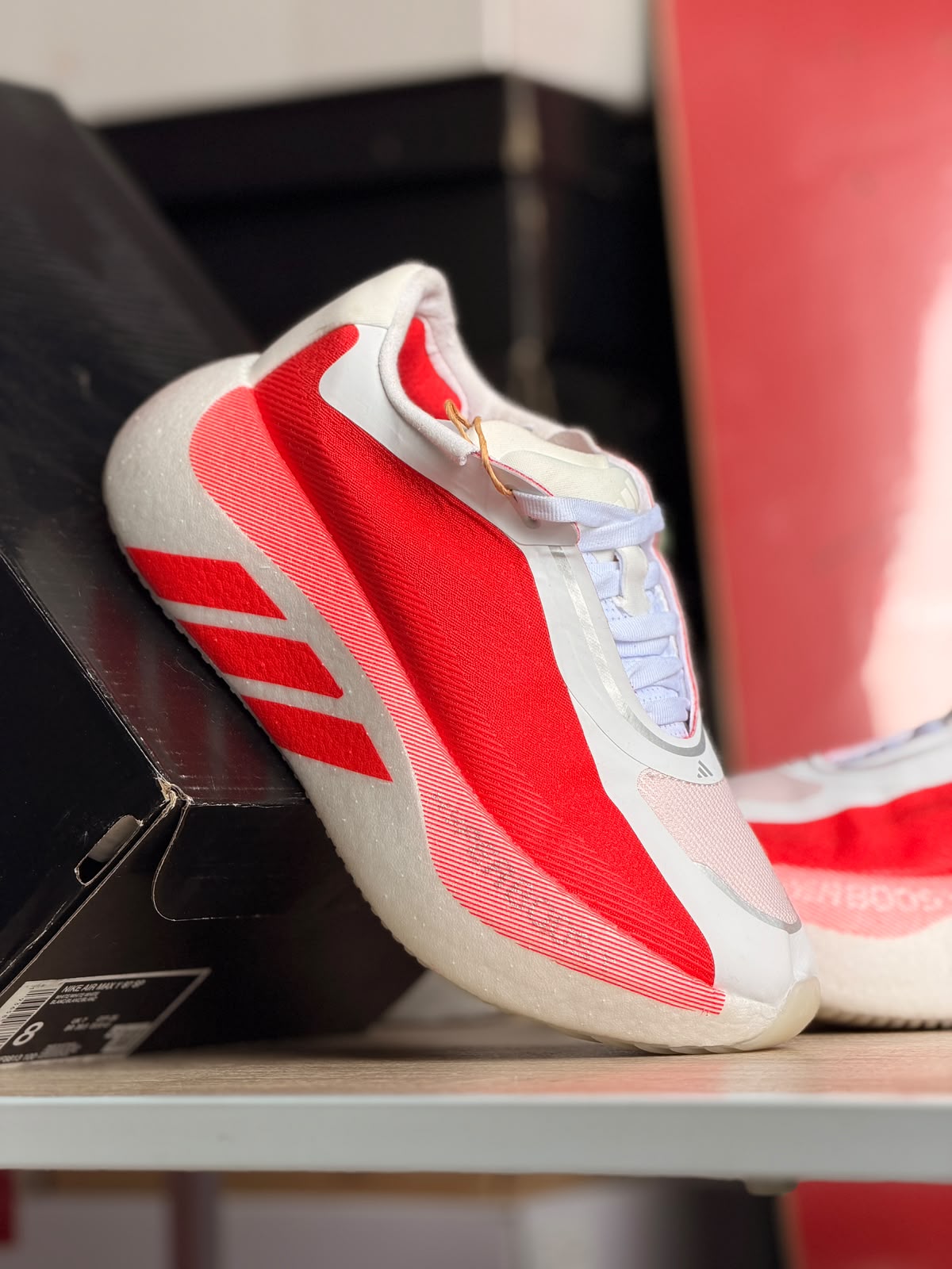ADIDAS HYPERBOOTS EDGE BLANCO NARANJA