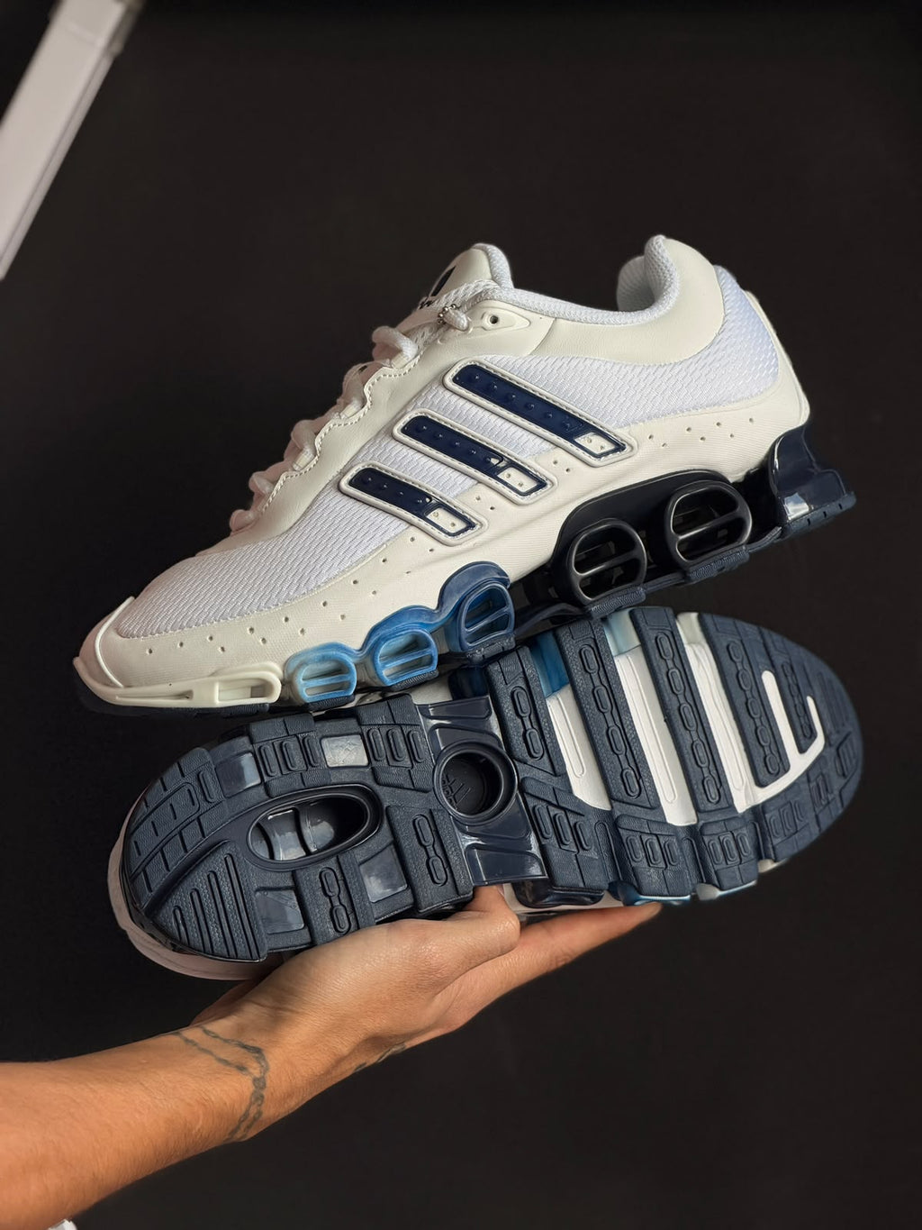 ADIDAS MEGARIDE BLANCO AZUL
