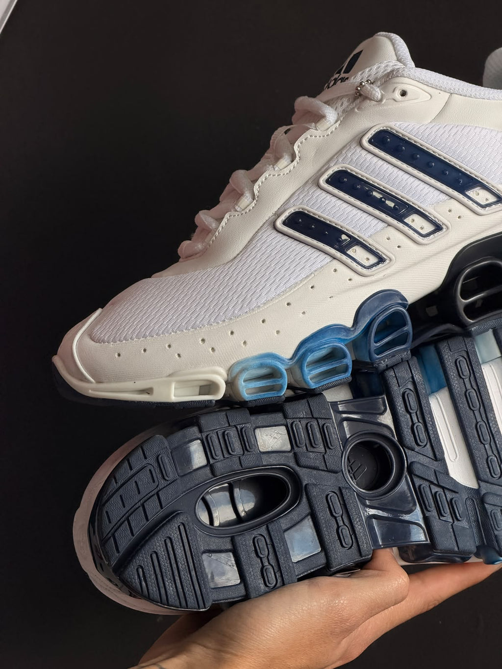ADIDAS MEGARIDE BLANCO AZUL