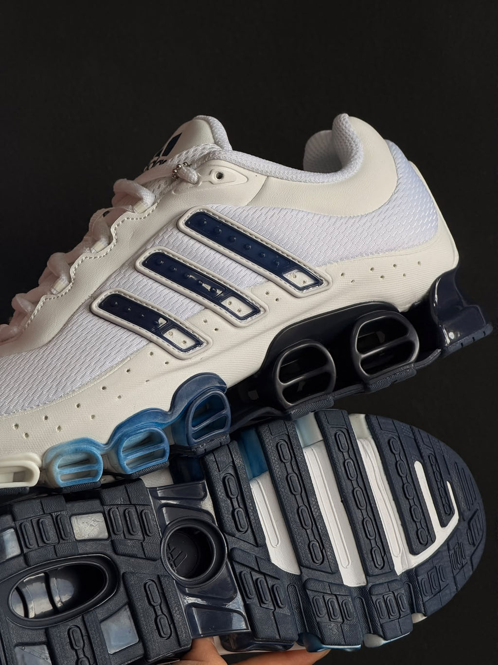 ADIDAS MEGARIDE BLANCO AZUL