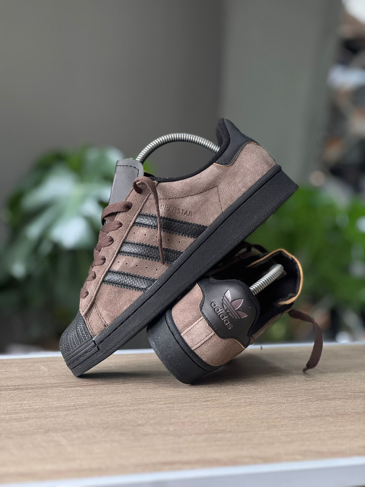 ADIDAS SUPERSTAR BROWN BLACK