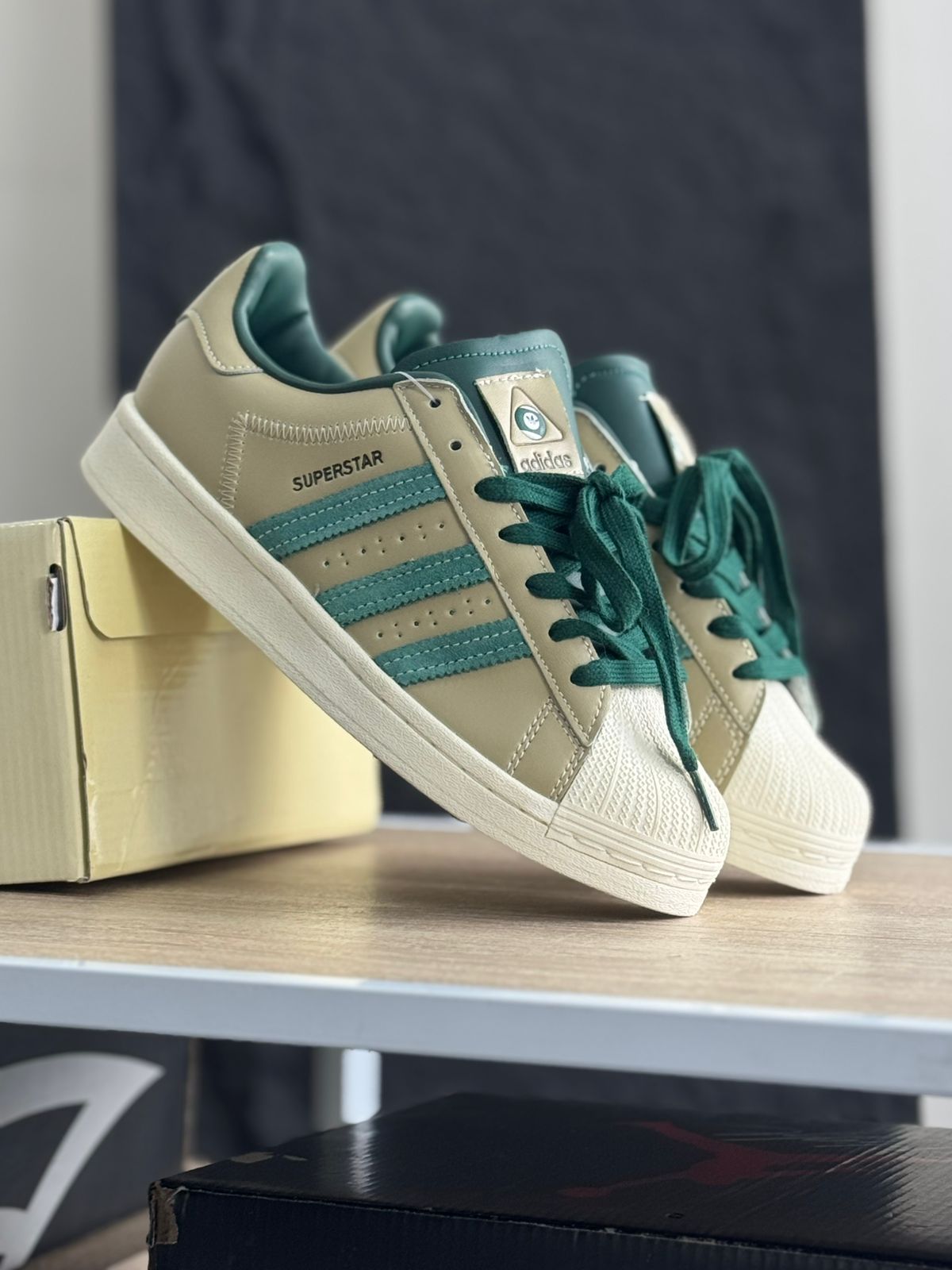 ADIDAS SUPERSTAR GREEN