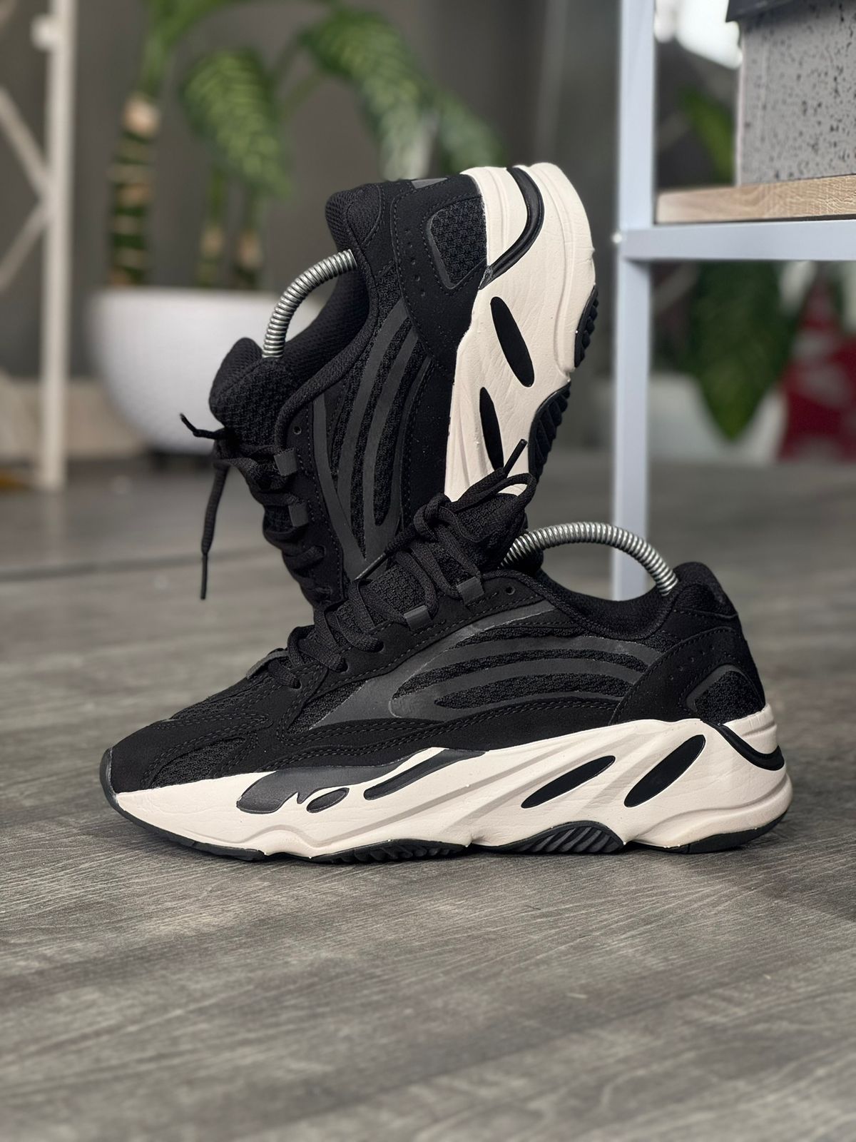 ADIDAS YEEZY BOOST 700 WHITE AND BLACK