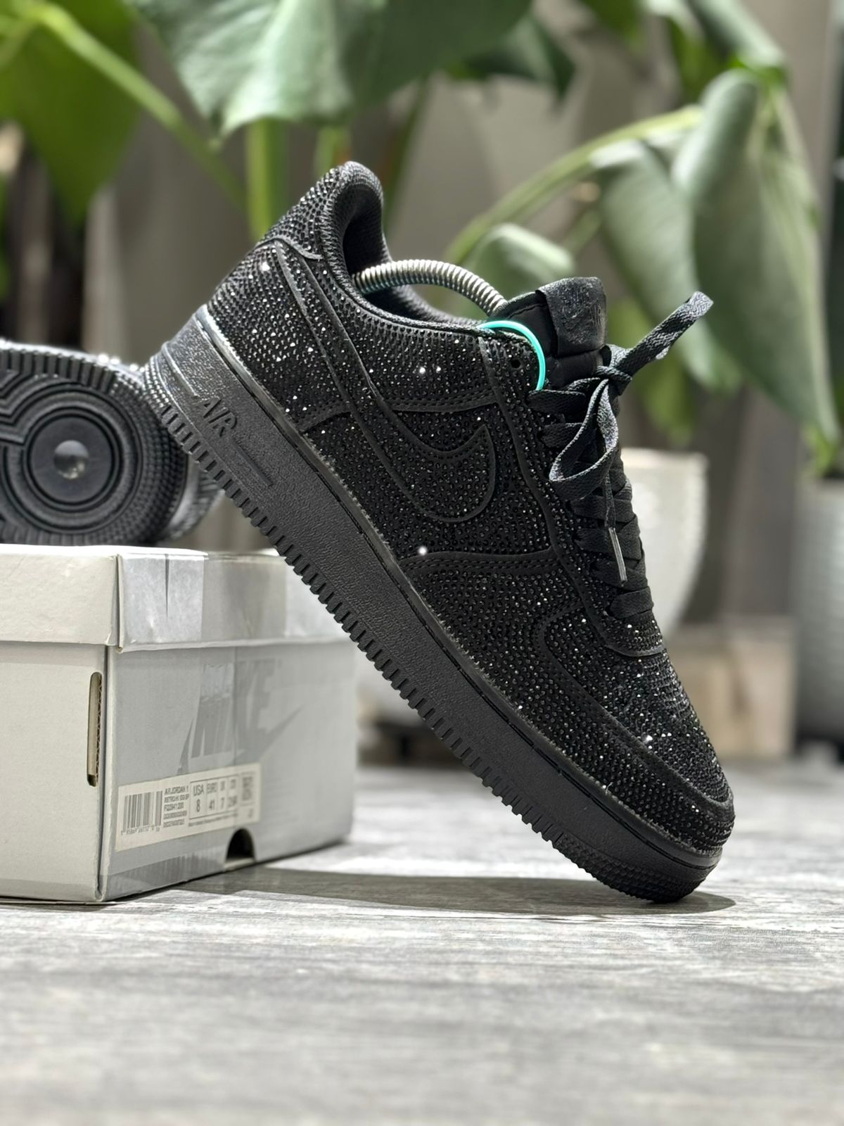 AF1 BLACK GLITTER