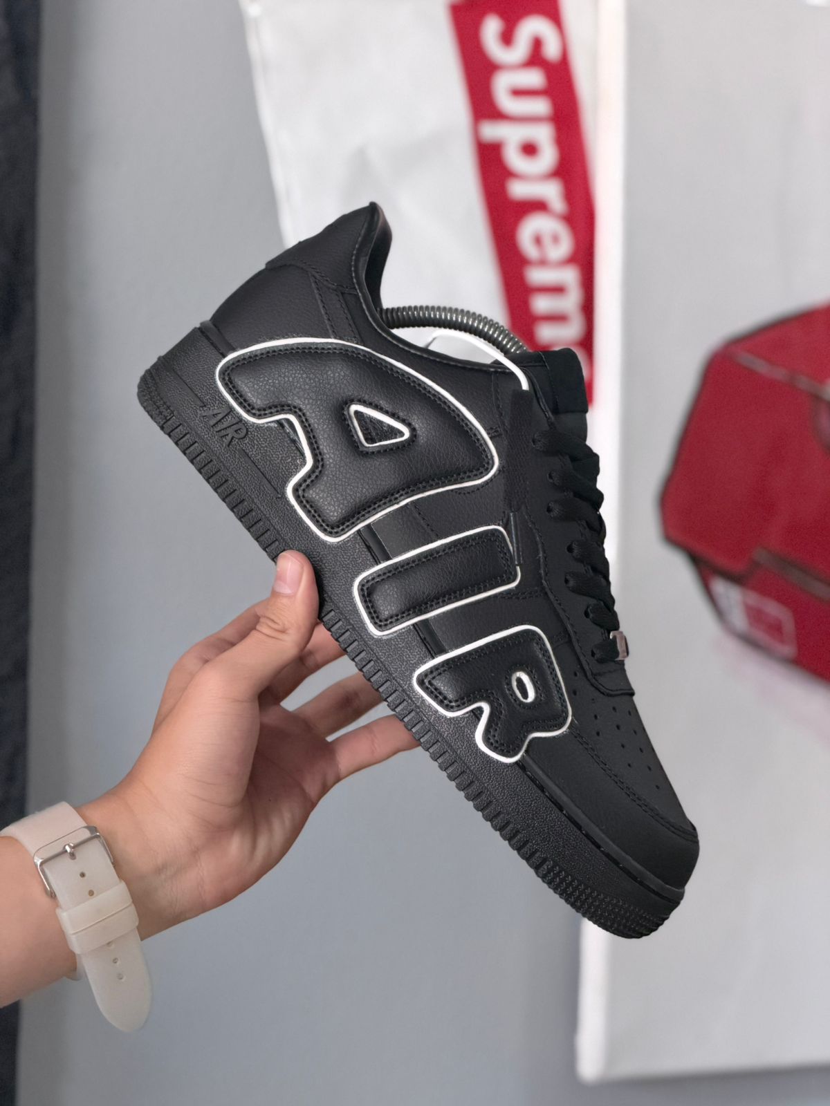 AIR FORCE 1 CACUS PLANT FLEA BLACK