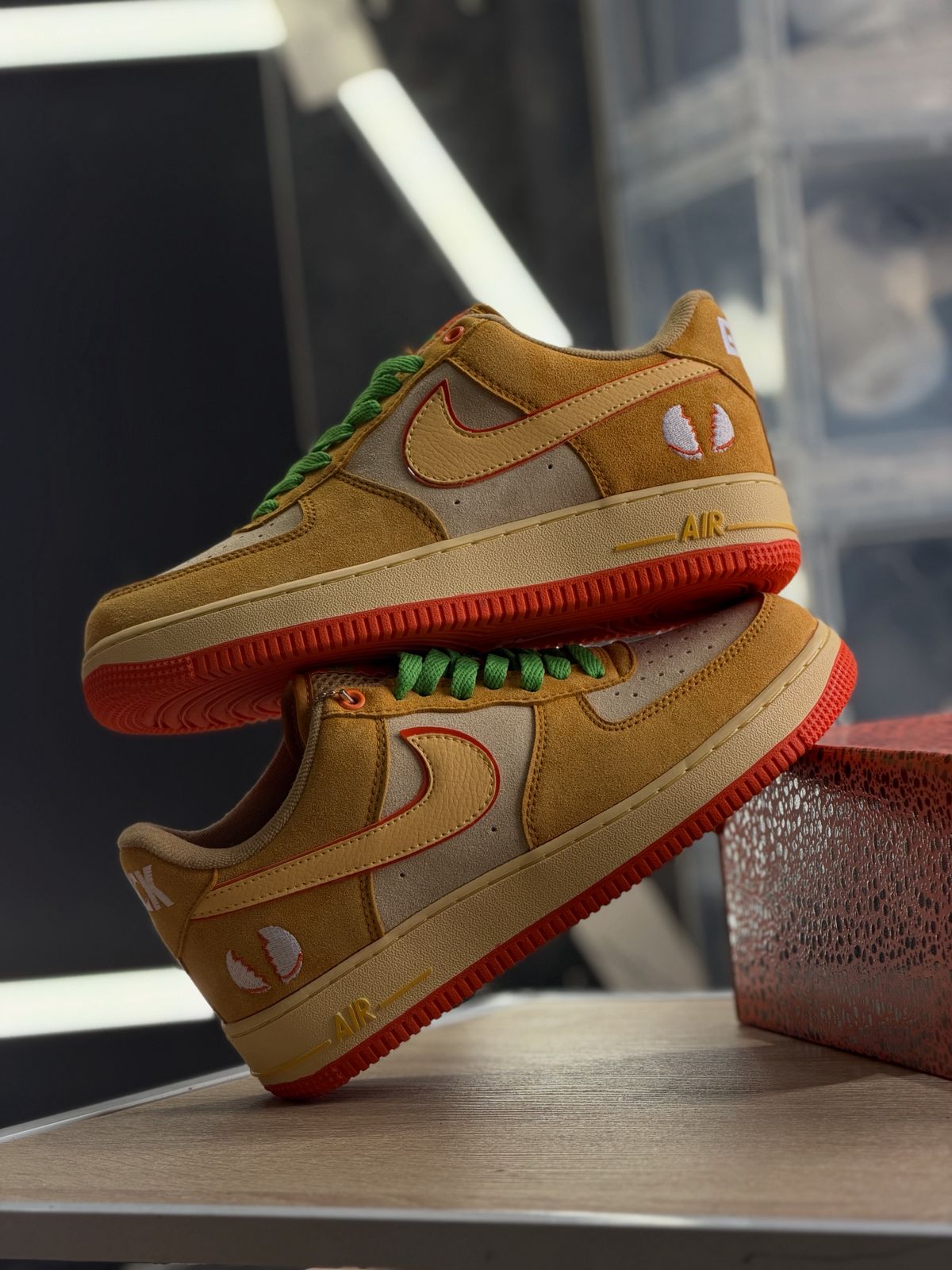 NIKE SB DUNK LOW SUPREME CAMPER GREEN (Copia)