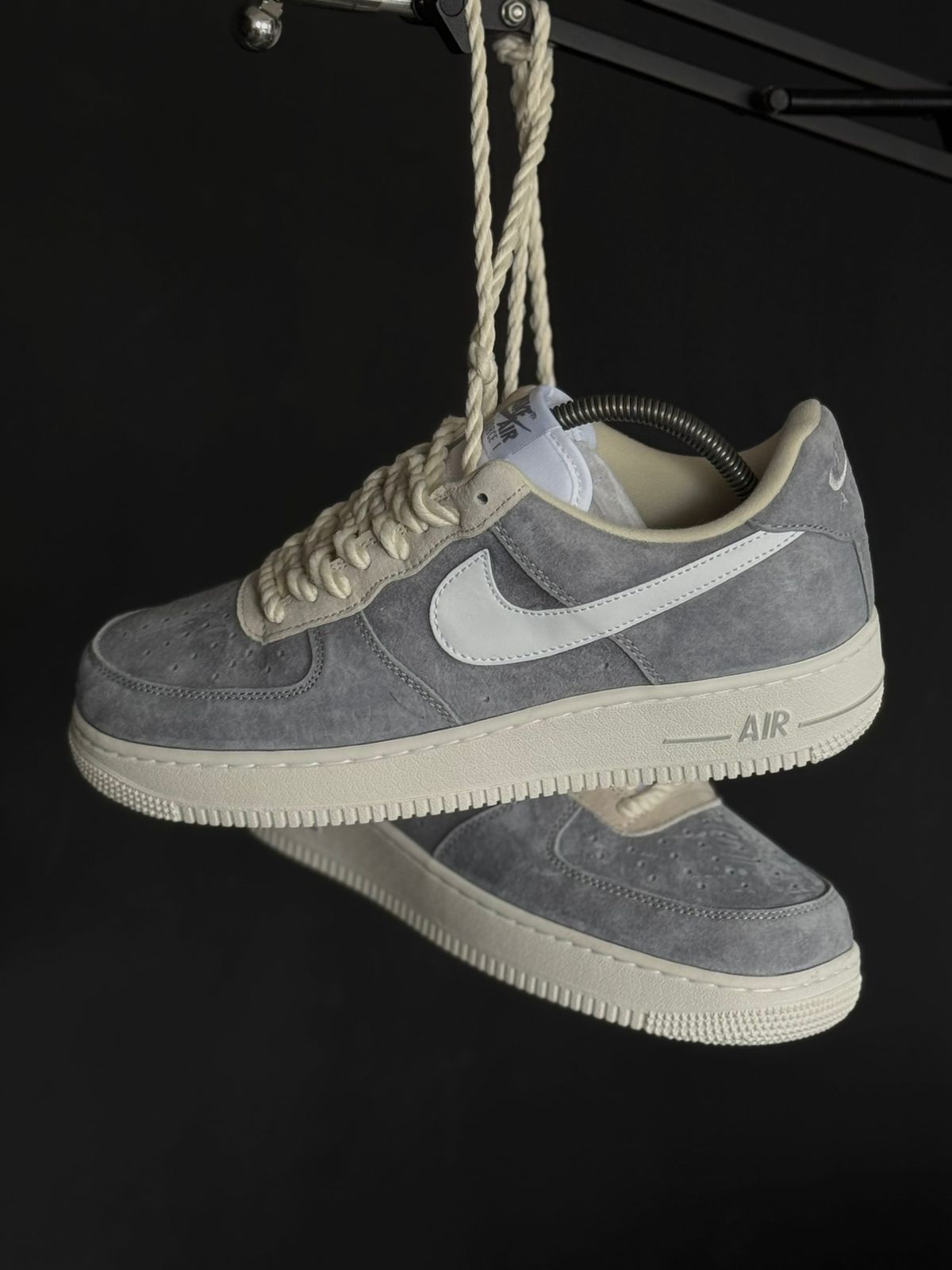 AIR FORCE 1 LOW GREY WITH WHITE