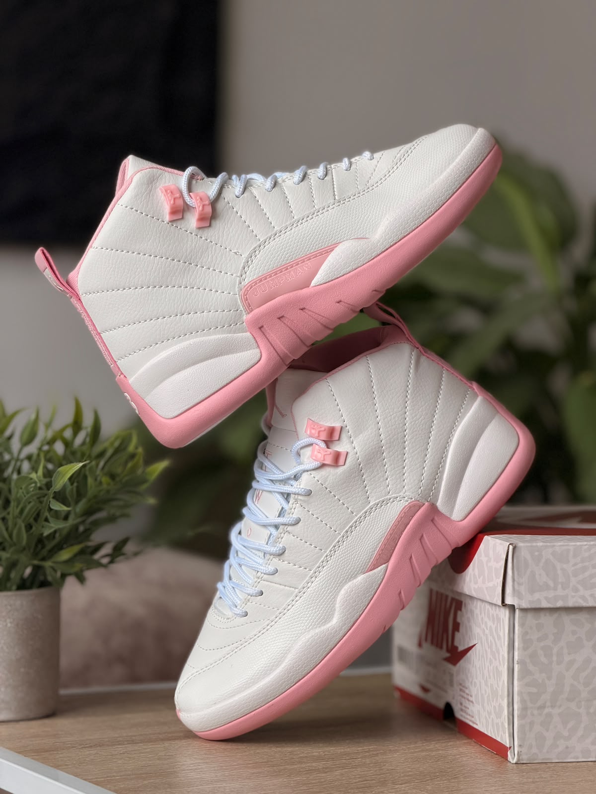 AIR JORDAN 12 BLANCO ROSA