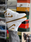 AIR JORDAN 1 HIGH WHITE AND GOLD