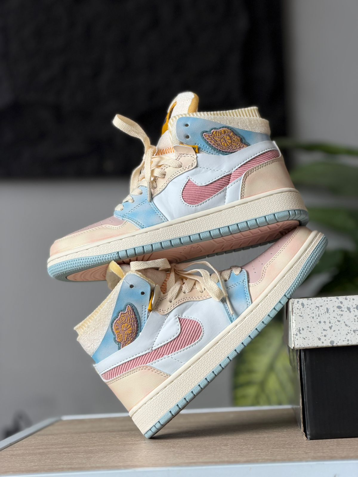 AIR JORDAN 1 HIGH ZOOM PINK OXFORD