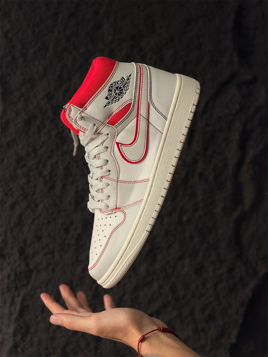 AIR JORDAN 1 RETRO HIGH OG PHANTOM GYM RED