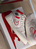 AIR JORDAN 1 RETRO HIGH OG PHANTOM GYM RED