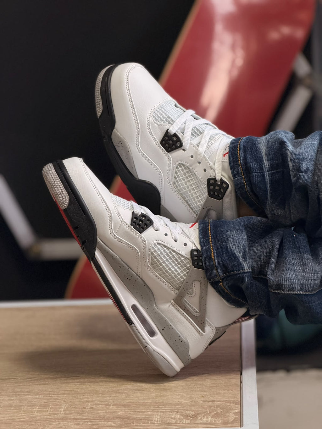 AIR JORDAN 4 RETRO BLANCO