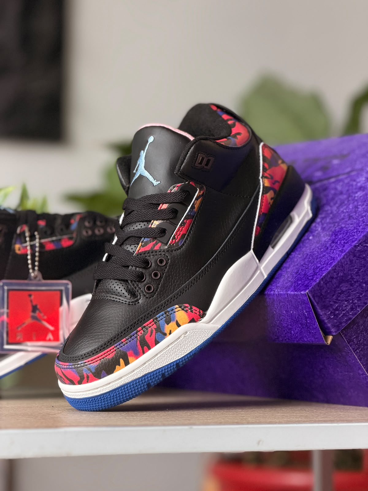 AIR JORDAN RETRO 3 NEGRA