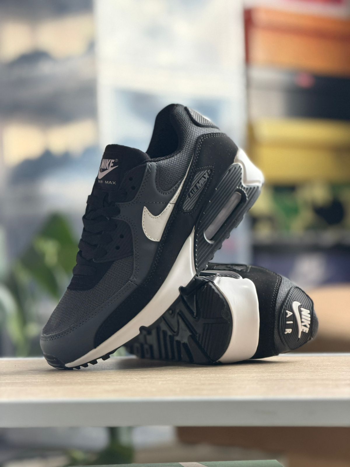 AIR MAX 90 LOW BLACK WHITE