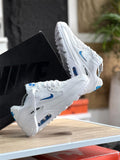 AIR MAX 90 WHITE AND BLUE