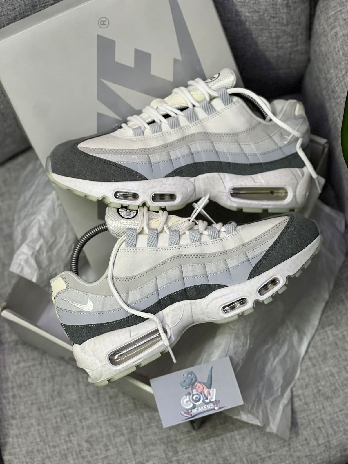 AIR MAX 95 QS WHITE LIGHT BONE