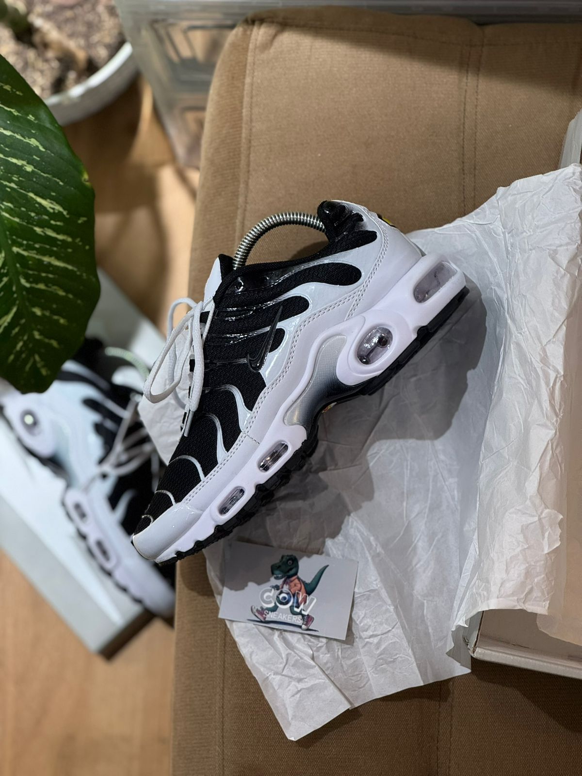AIR MAX PLUS TN BLACK WHITE