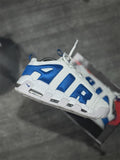 AIR MORE UPTEMPO WHITE AND BLUE