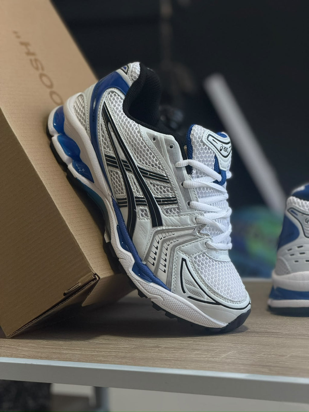 ASICS GEL-KAYANO 14 WHITE TUNA BLUE