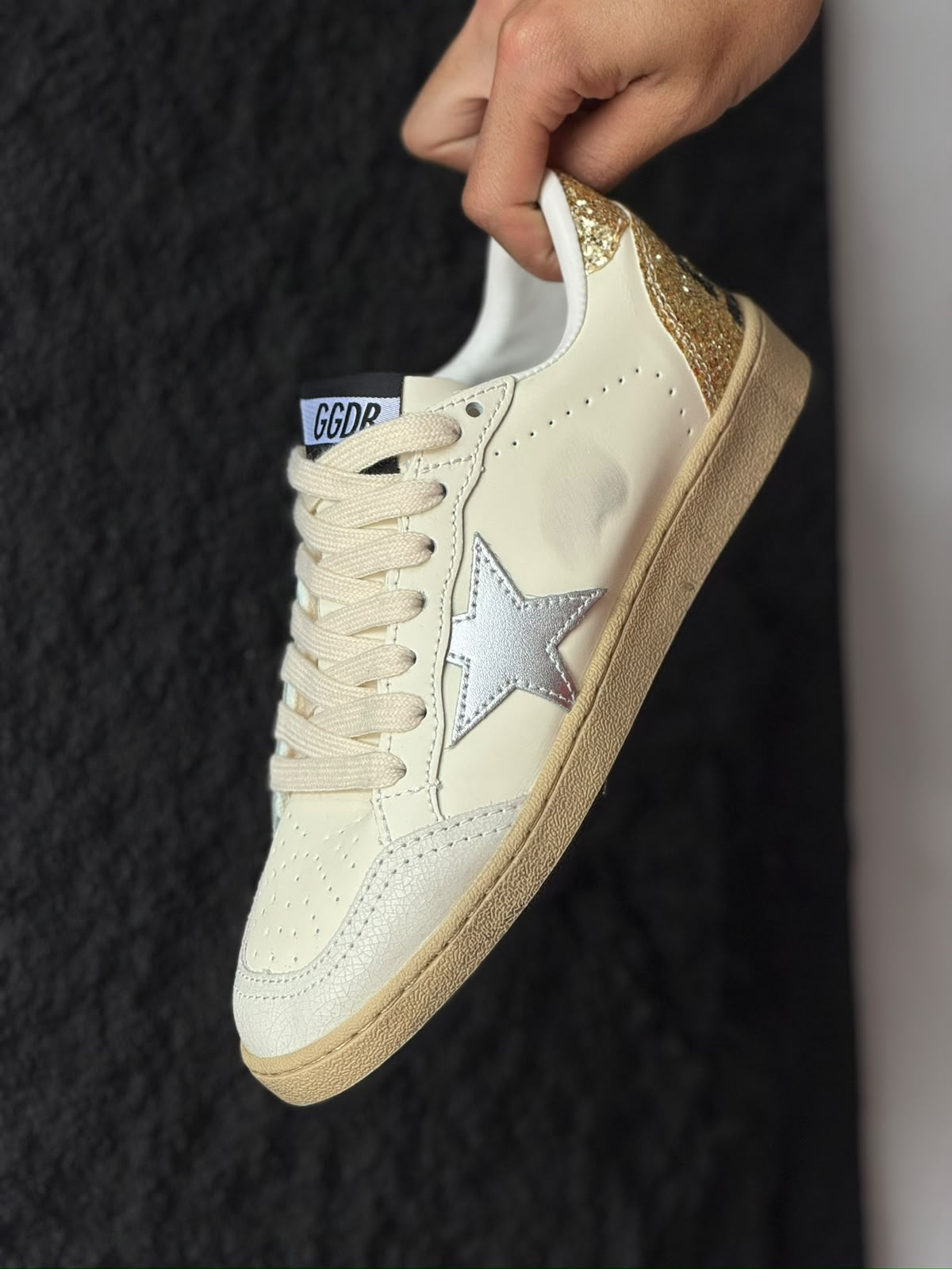GOLDEN GOOSE BALL STAR PLATEADA DORADA