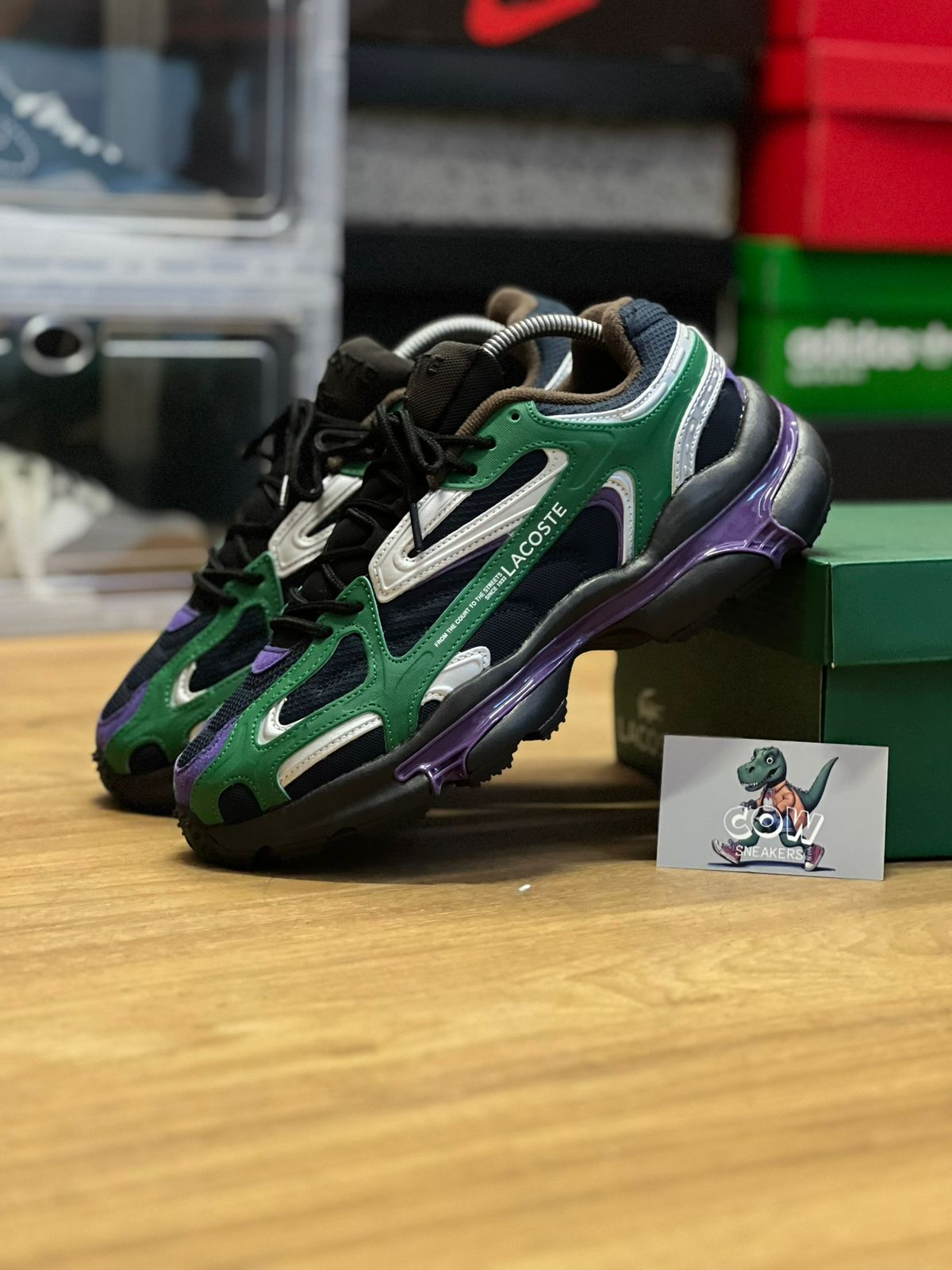 LACOSTE L003 2K24 BLACK WITH GREEN