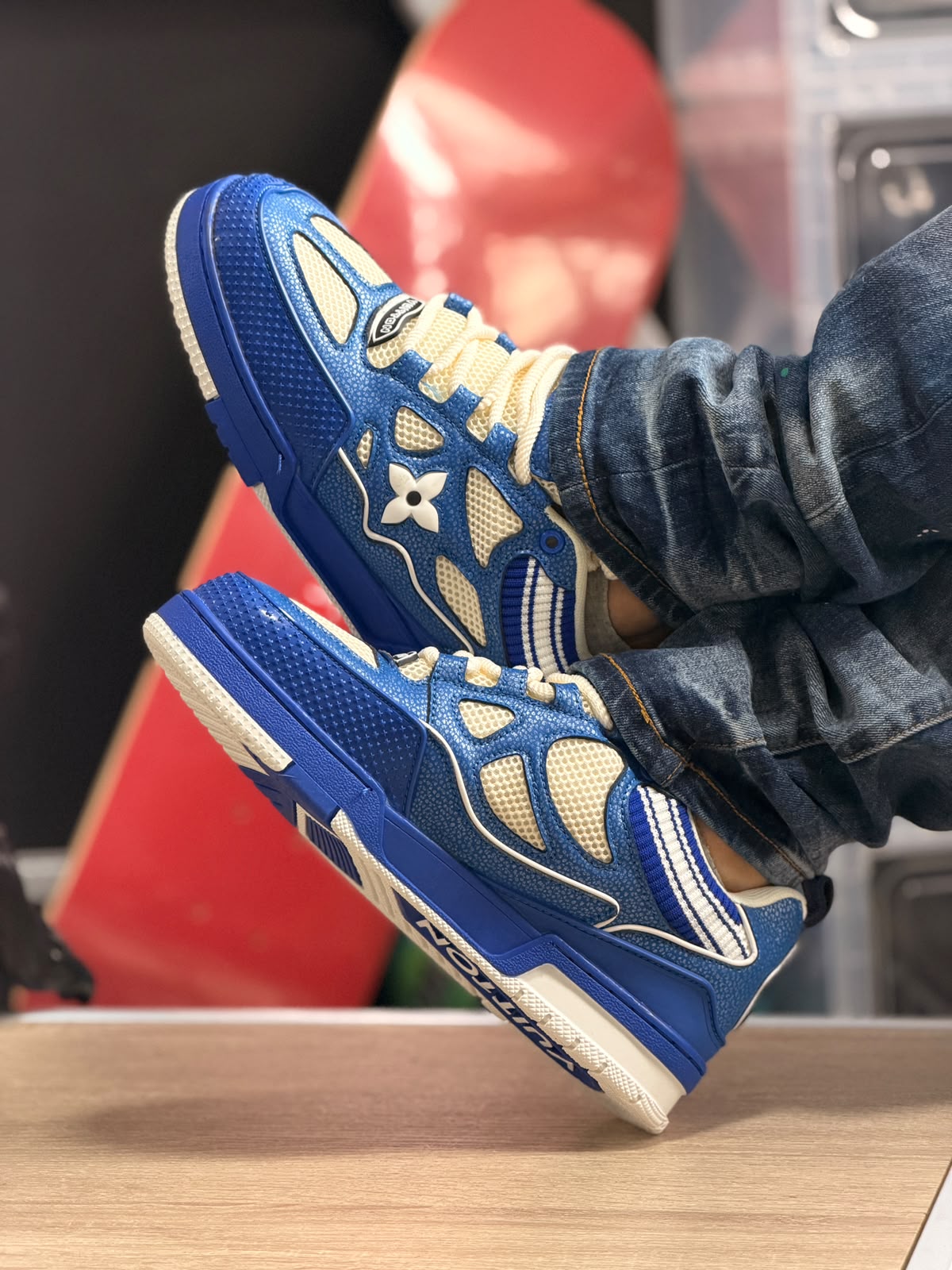 LOUIS VUITTON LV SKATE AZUL