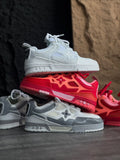 LOUIS VUITTON LV SKATE WHITE-RED- GREY