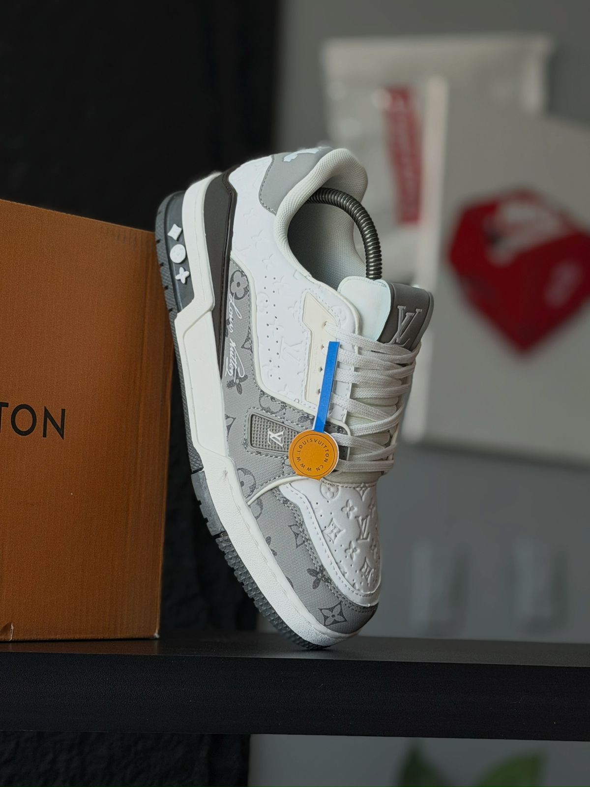 LOUIS VUITTON TRAINER GREY