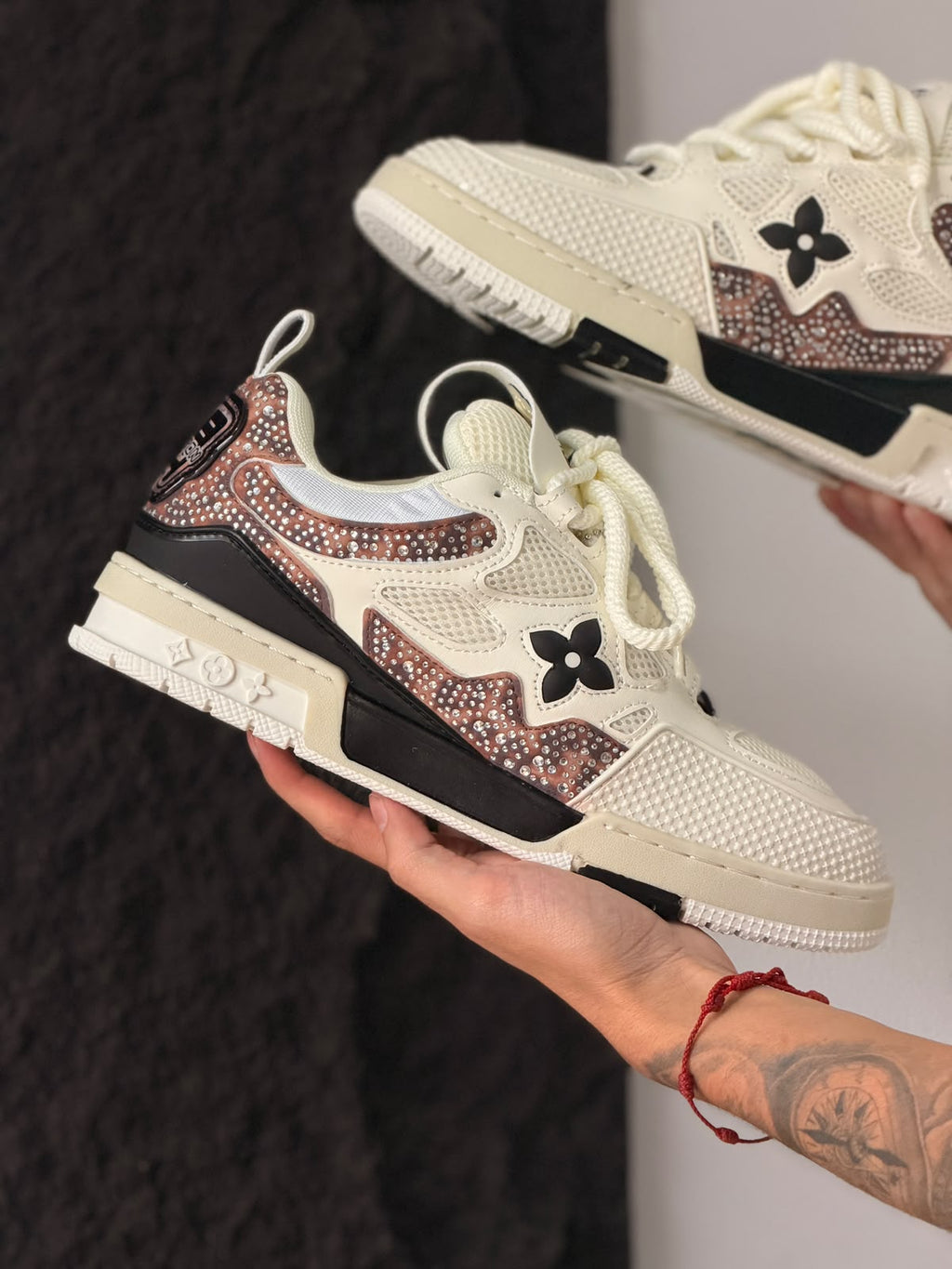 LUIS VUITTON LV SKATE LEOPARD PEARL
