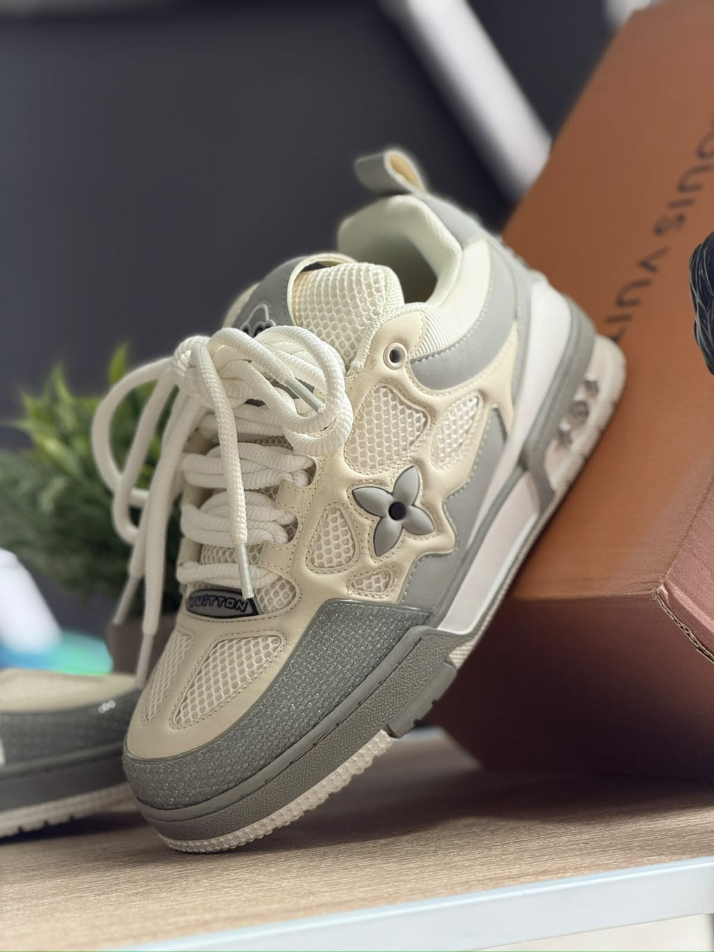 LV SKATE GRIS BEIGE