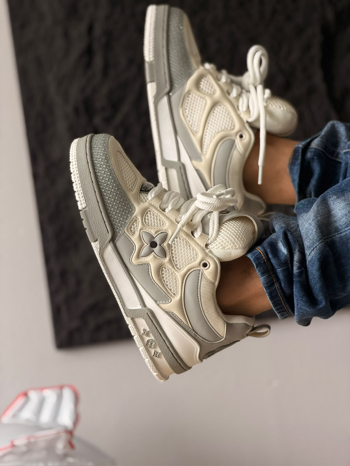 LV SKATE GRIS BEIGE