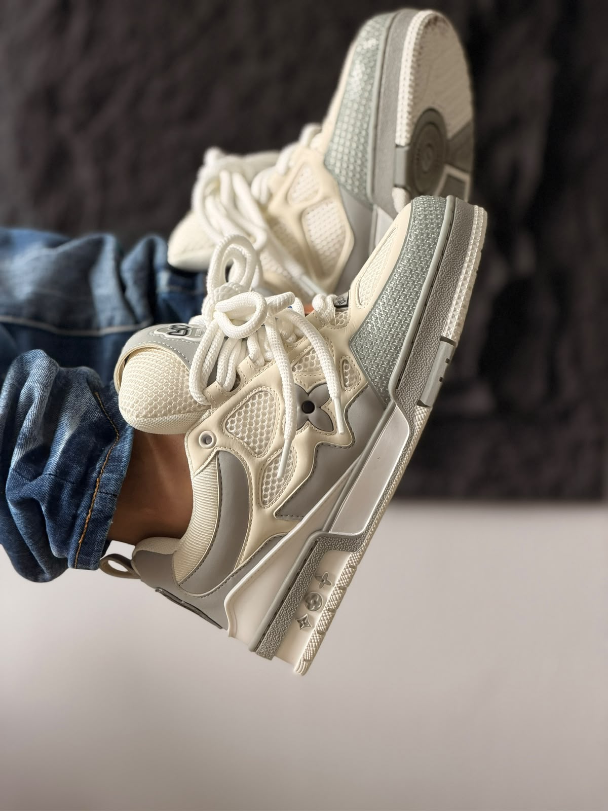 LV SKATE GRIS BEIGE