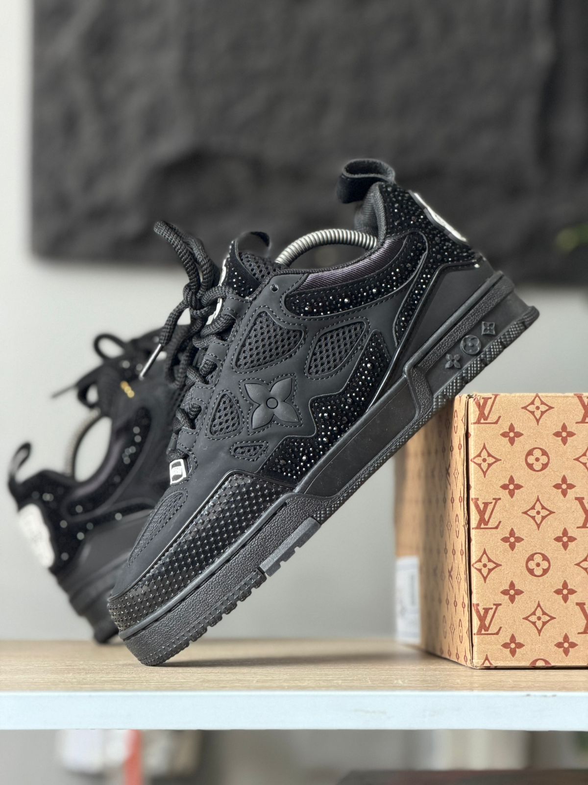 LV SKATE SWAROVSKI BLACK