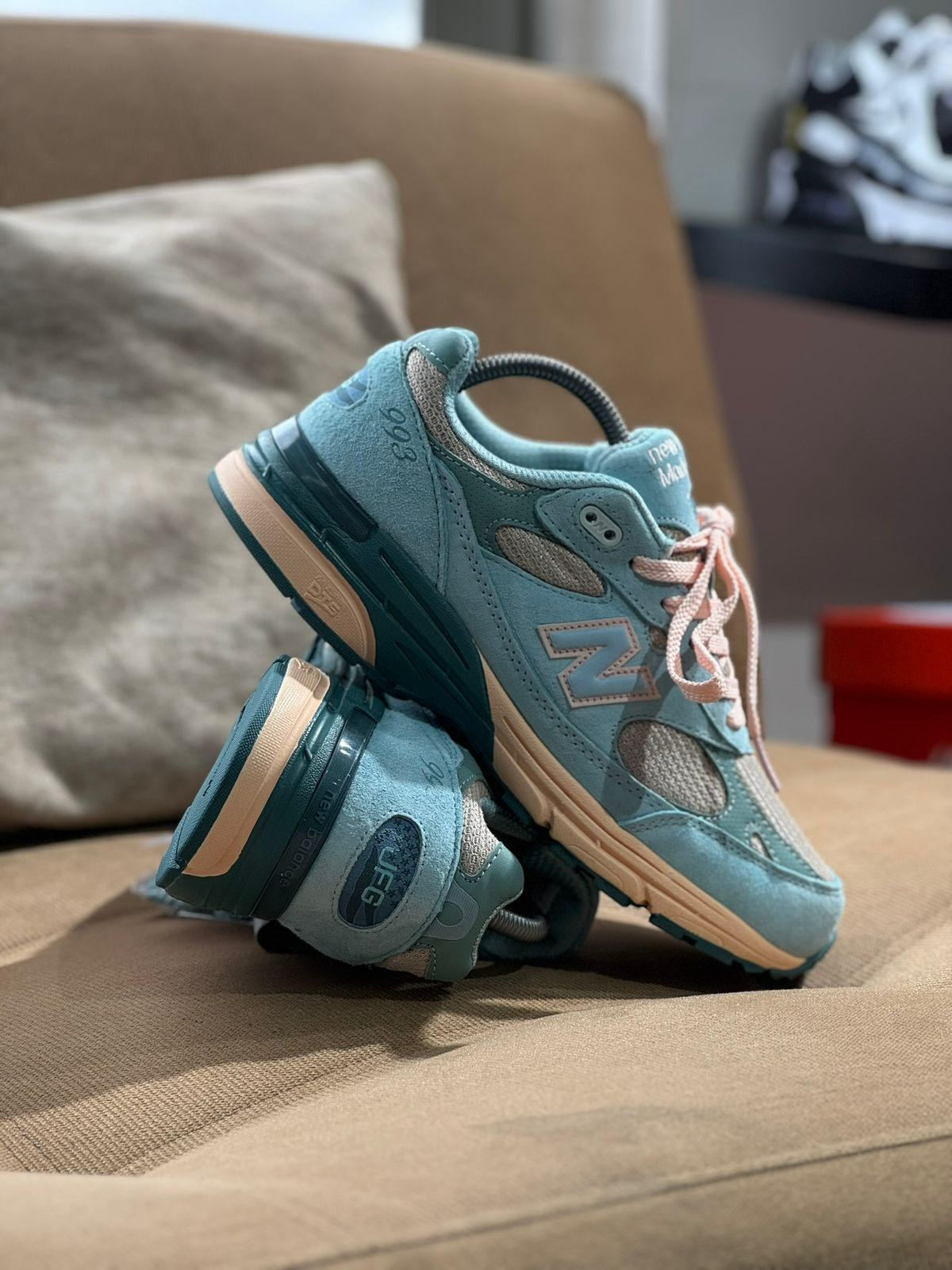 NEW BALANCE 993 PERFORMANCE ART JOE FRESHGOODS ARCTIC BLUE