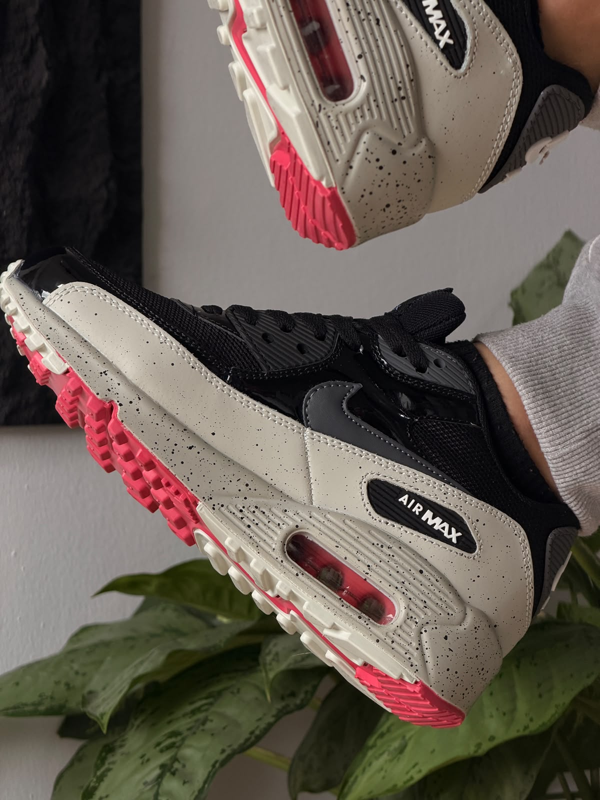 NIKE AIR MAX 90 NEGRO GRIS