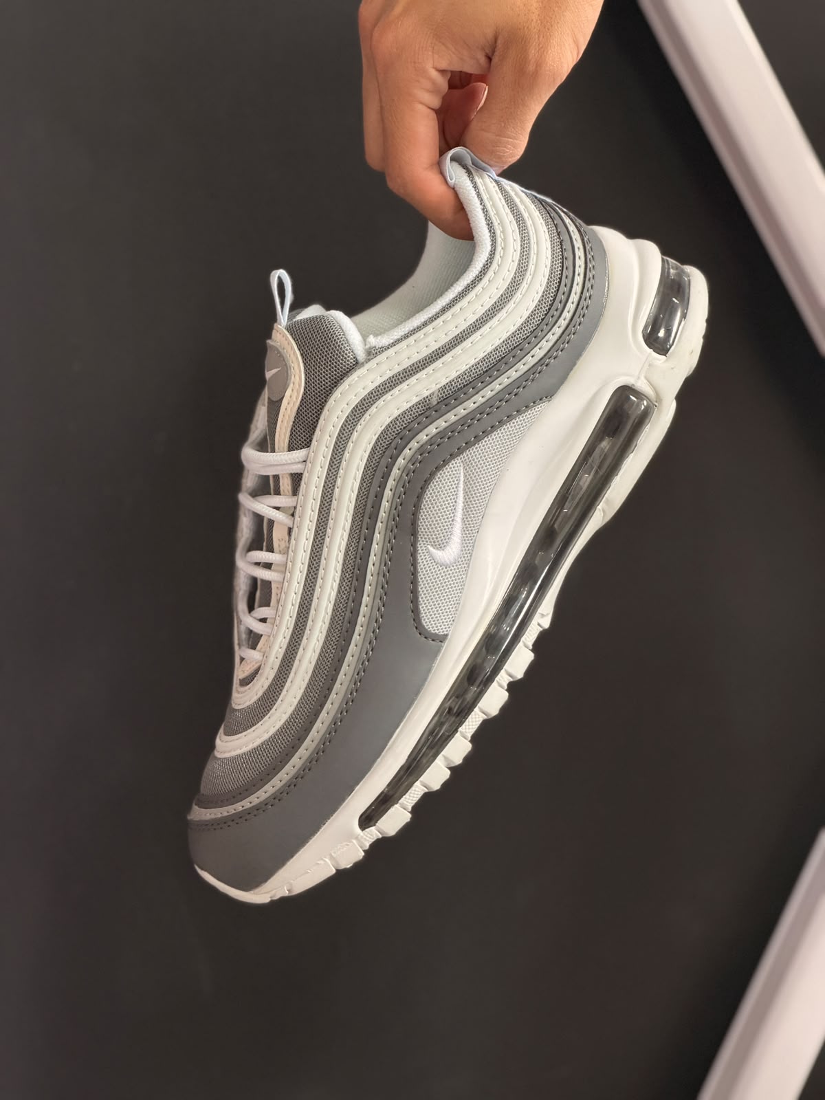 NIKE AIR MAX 97 GRIS BLANCO
