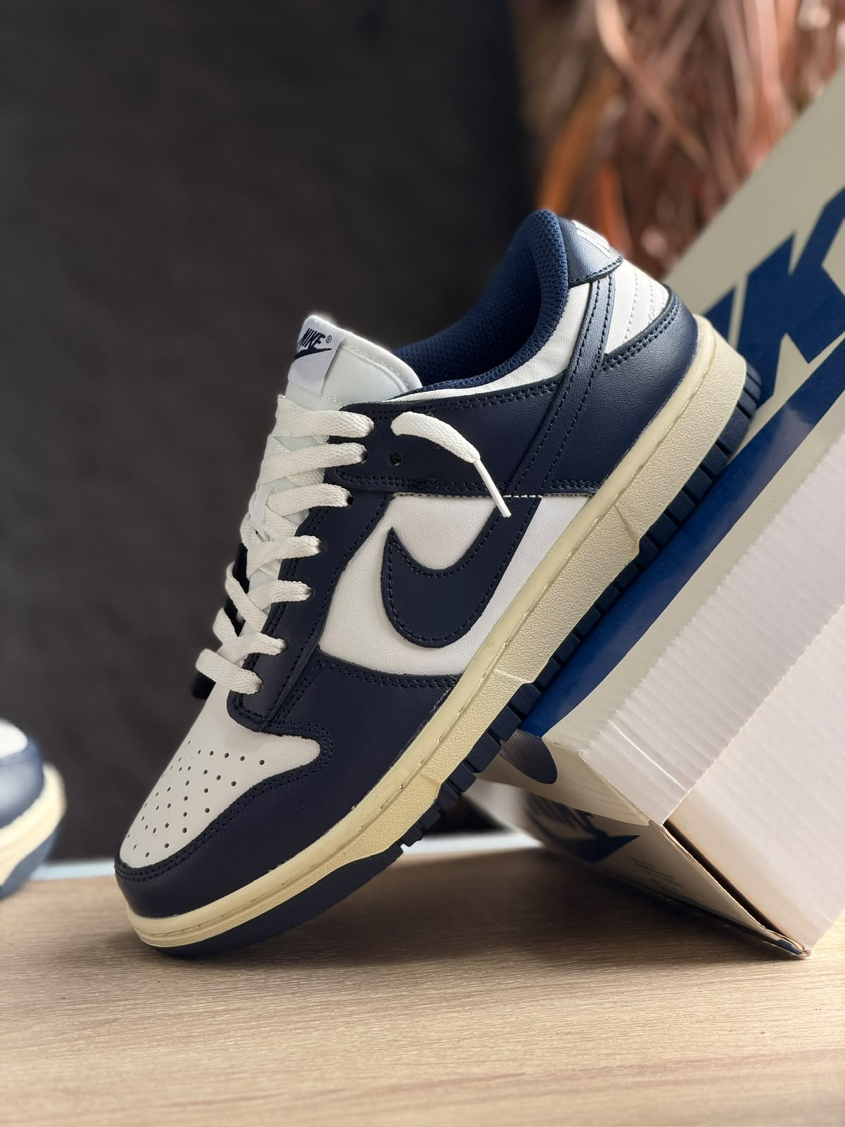 NIKE DUNK LOW VINTAGE NAVY