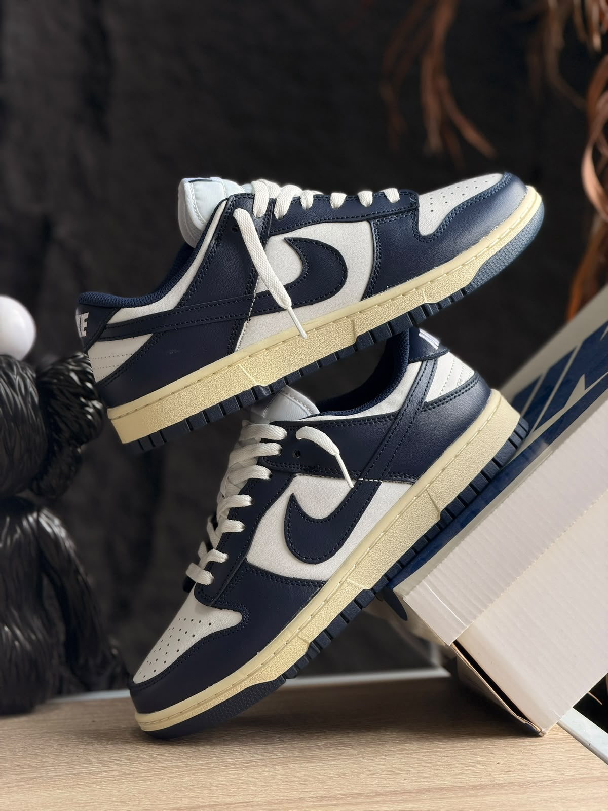 NIKE DUNK LOW VINTAGE NAVY