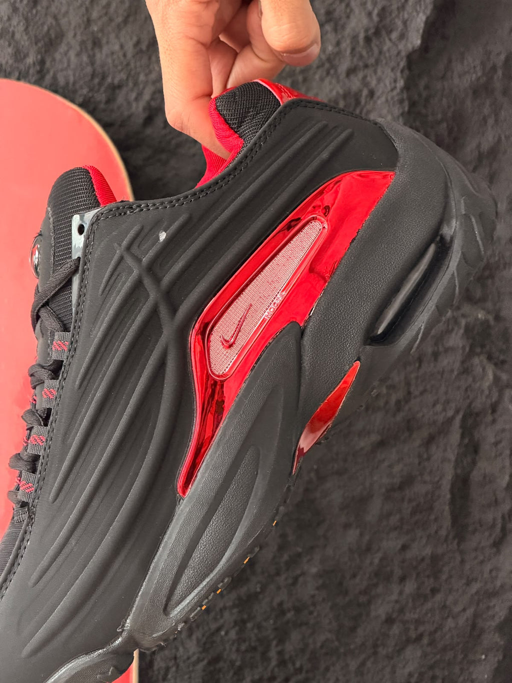 NIKE HOT STEP 2 NOCTA NEGRO ROJO