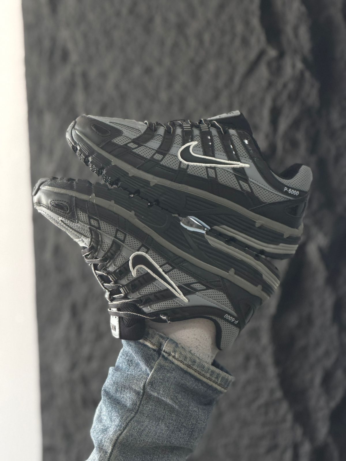 NIKE P6000 BLACK GREY