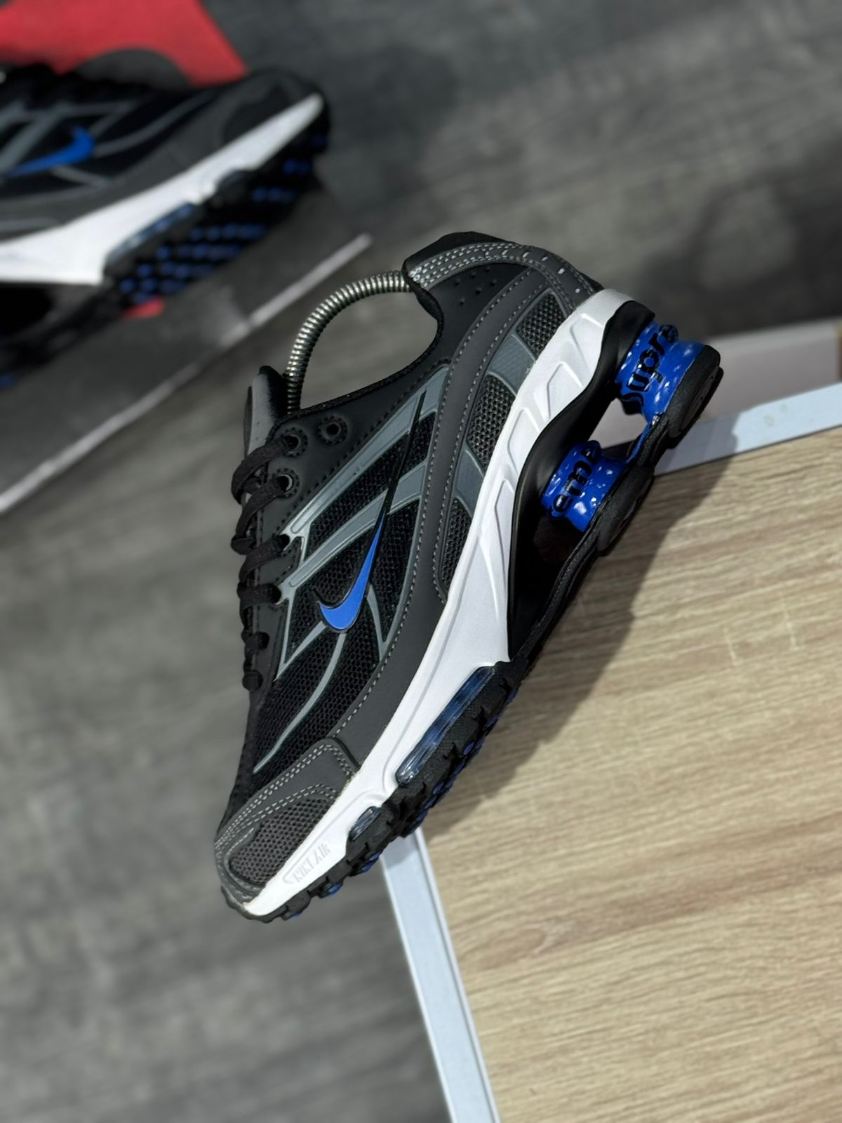 NIKE SHOX RIDE 2 RUNNING GREY AND BLUE