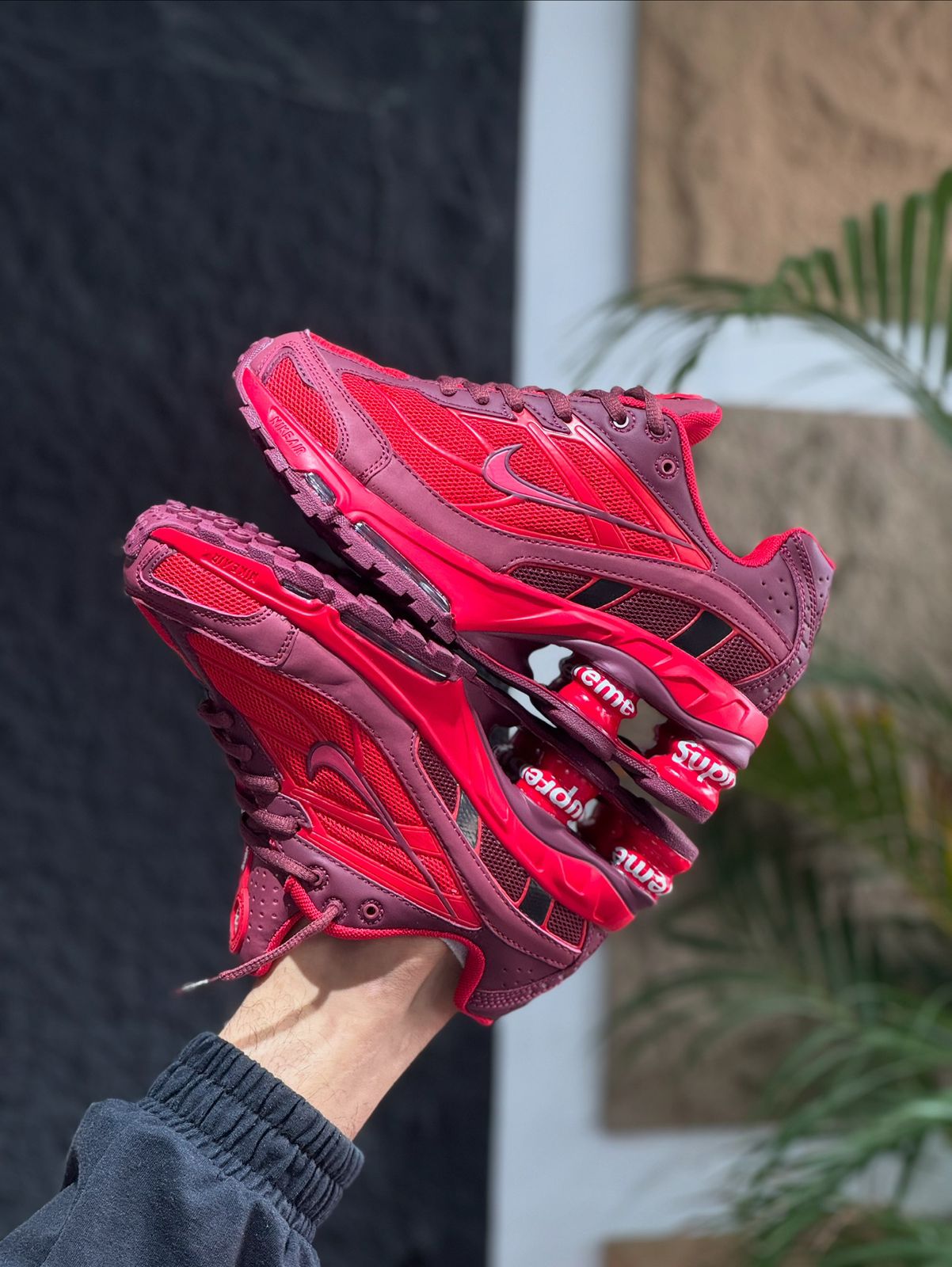NIKE SHOX RIDE 2 SUPREME RED