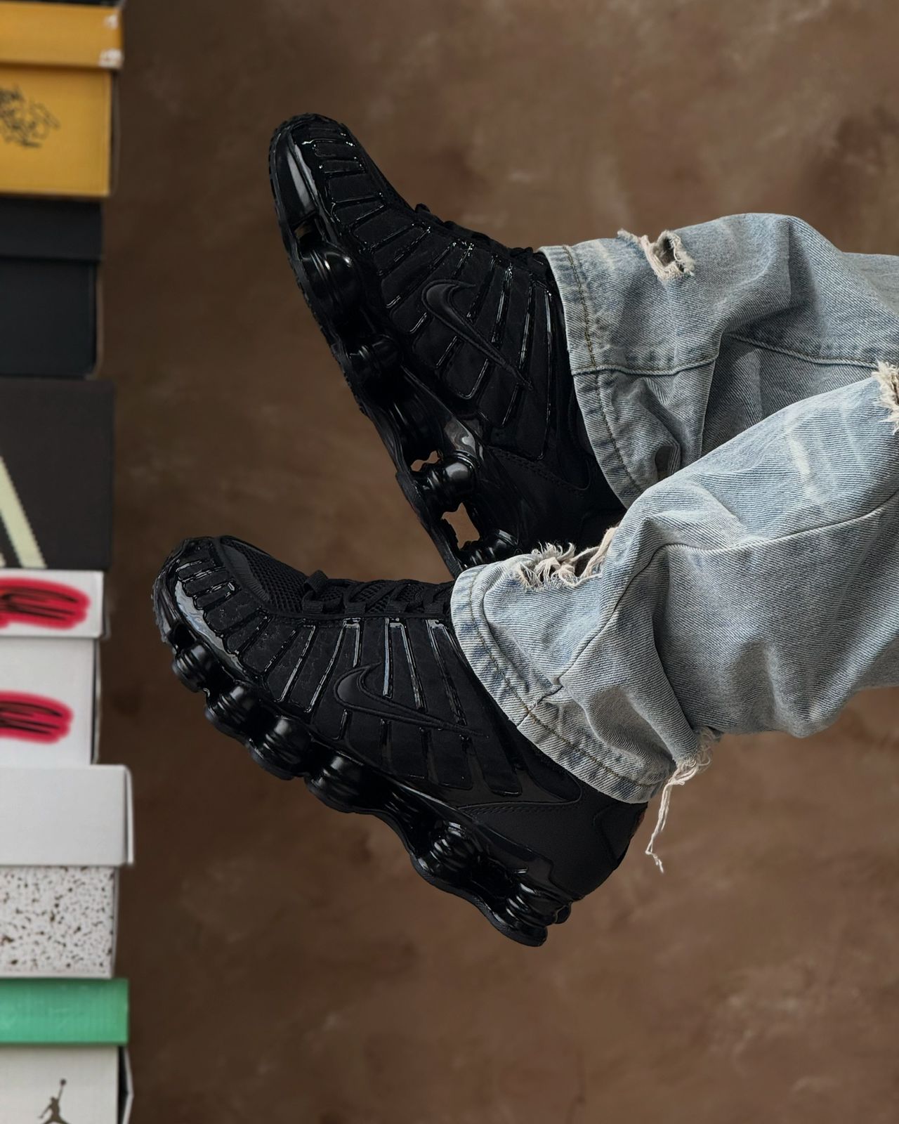 NIKE SHOX TL BLACK