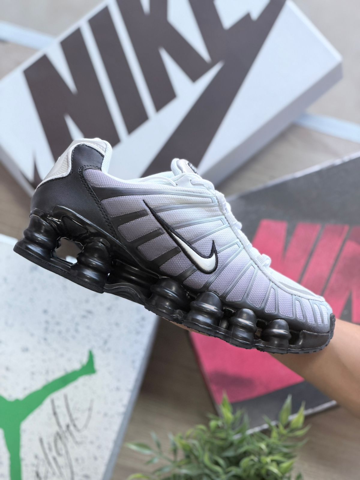 NIKE SHOX TL OFF NOIR PHANTOM