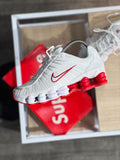 NIKE SHOX TL RED AND WHITE